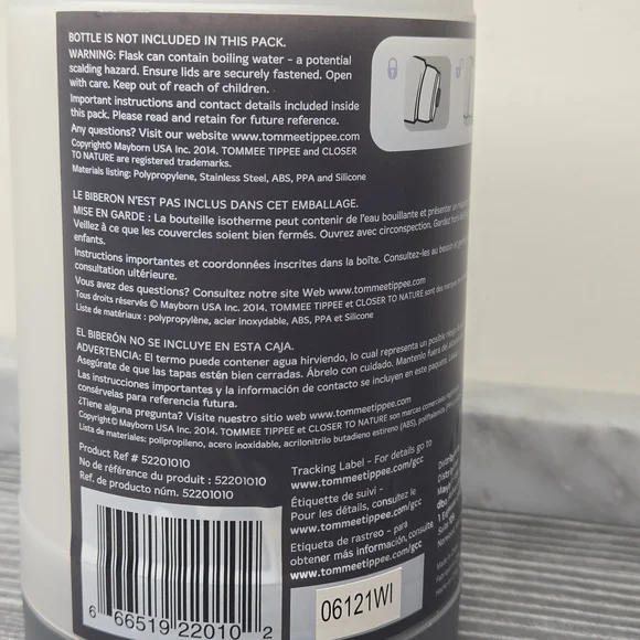 Tommee Tippee Travel Bottle & Food Warmer Thermal Insulated Closer to Nature NEW - Picture 10 of 12